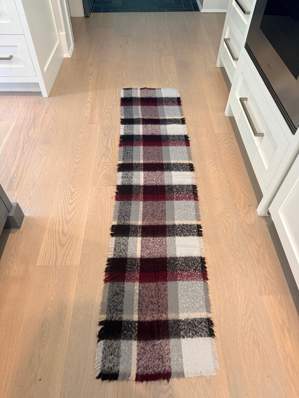AQUA Plaid Scarf